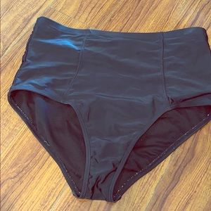 High waisted bikini bottoms